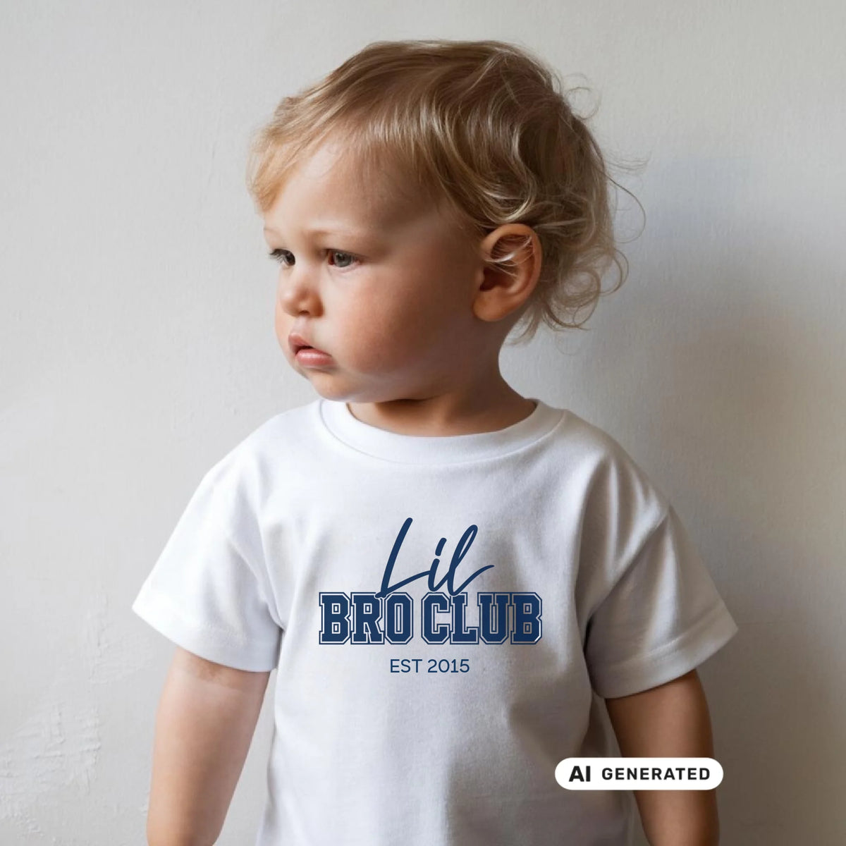 mamagibt Baby T-Shirt lil bro Club personalisiert