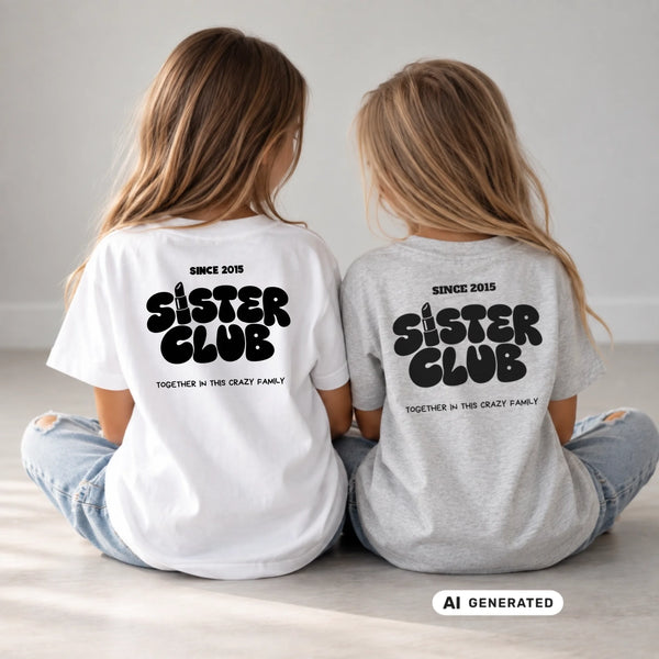 Kinder T-Shirt Sister Club