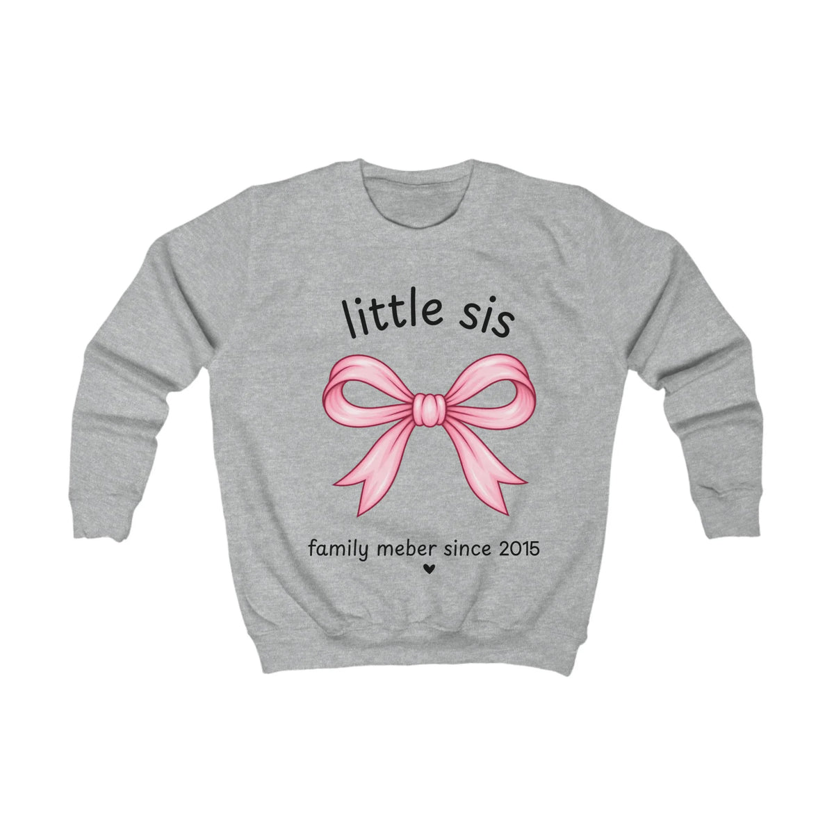 mamagibt Kinder Sweatshirt lil sis personalisiert