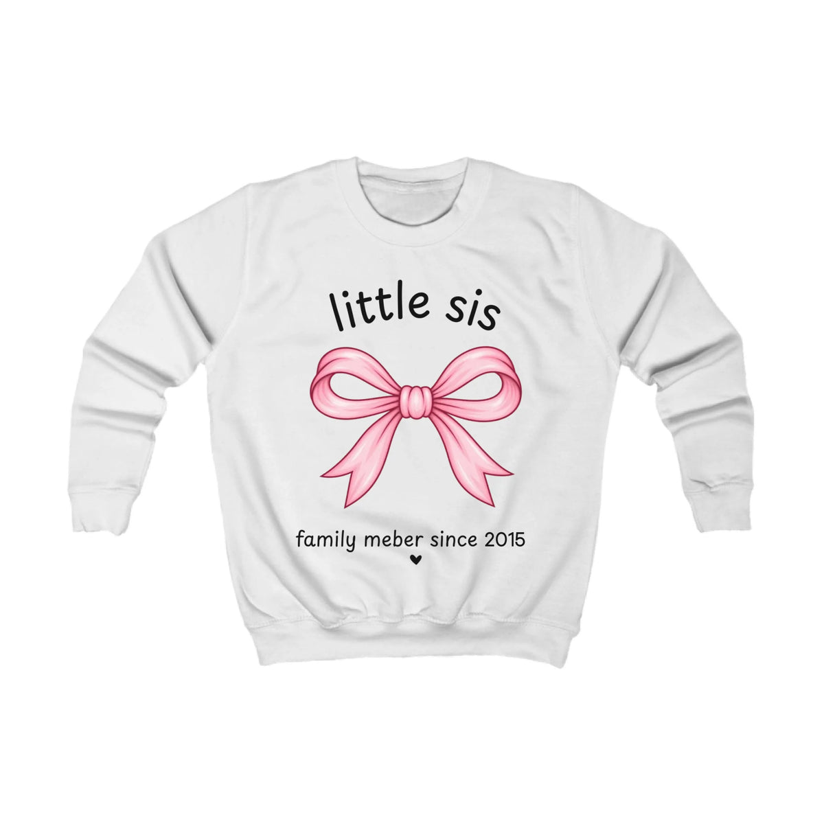 mamagibt Kinder Sweatshirt lil sis personalisiert
