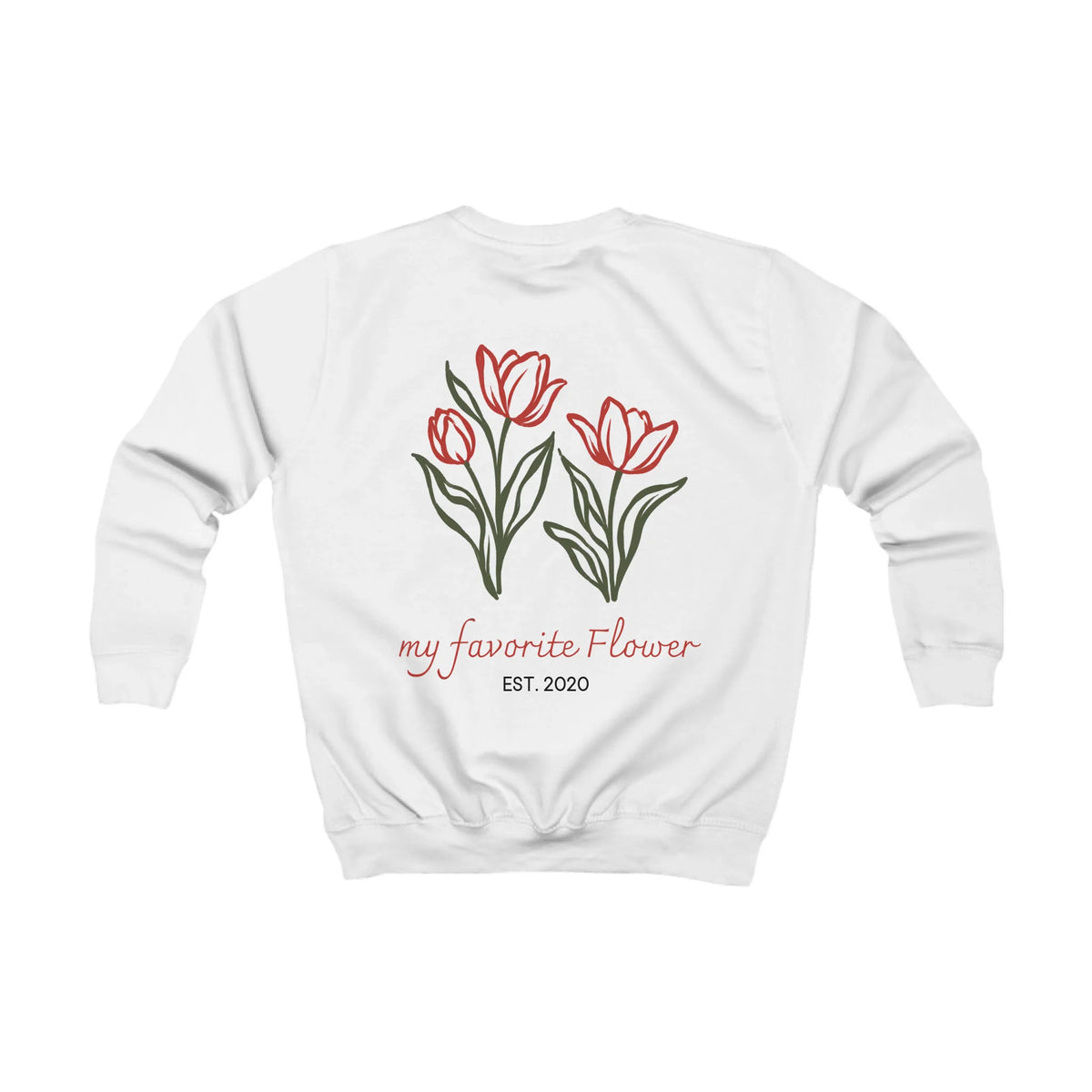 kinder sweatshirt-white