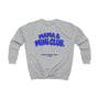 mamagibt Kinder Sweatshirt Mama & Ich family Club Kinder Sweatshirt Mama & Ich family Club Heather Grey personalisiert