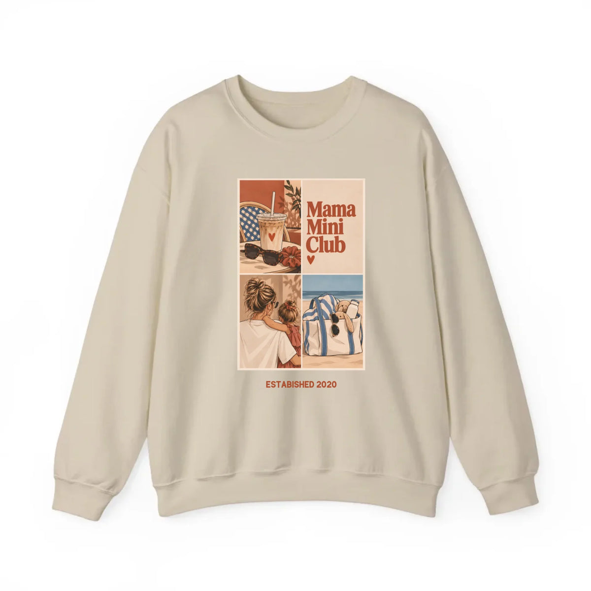 mamagibt Sweatshirt Mama & Mini my life personalisiert