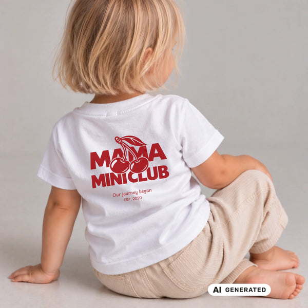 Baby T-Shirt Mama & ich cherry