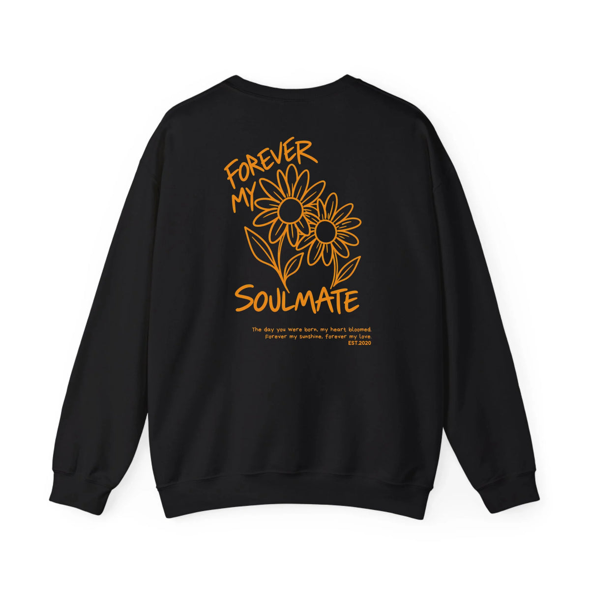 black sweatshirt back mockup