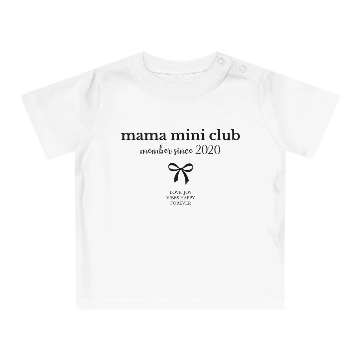 mamagibt Baby T-Shirt Mama & ich little bow personalisiert