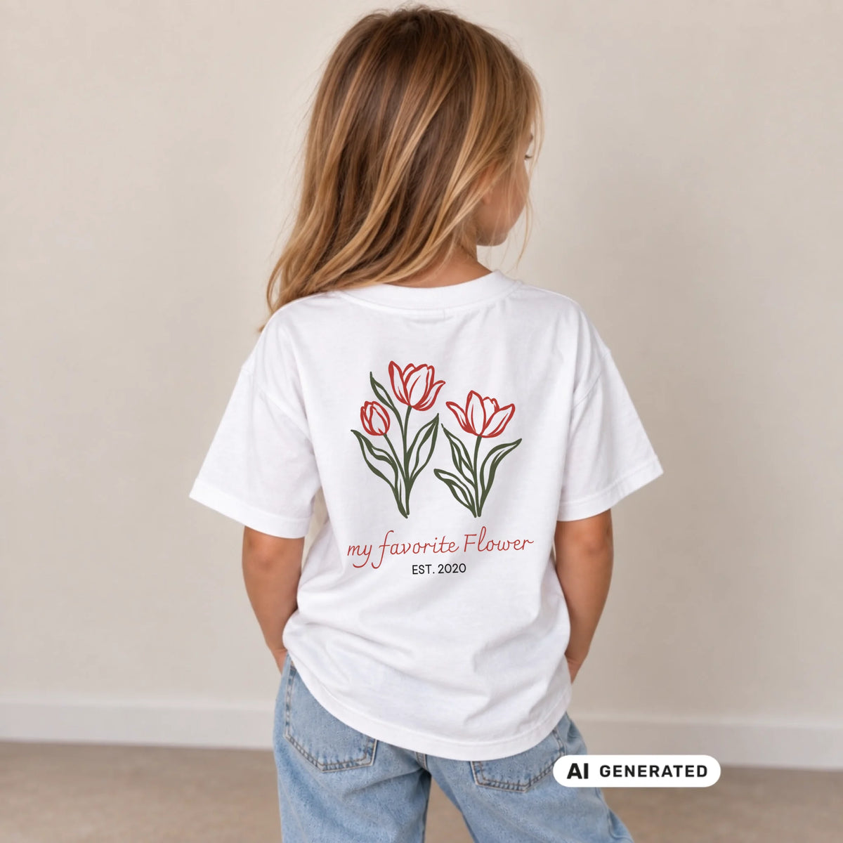 Kinder T-Shirt_white_back