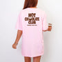 mamagibt Mama & Mini T-Shirt chocolate Club Mama & Mini T-Shirt chocolate Club Pink personalisiert