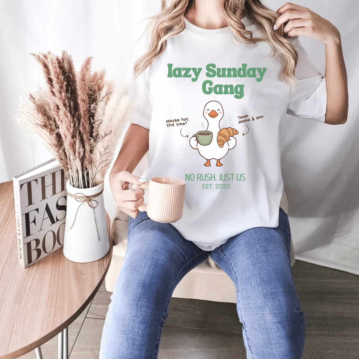 mamagibt Mama & Mini T-Shirt Sunday Club personalisiert