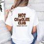 mamagibt Mama & Mini T-Shirt chocolate Club Mama & Mini T-Shirt chocolate Club White personalisiert
