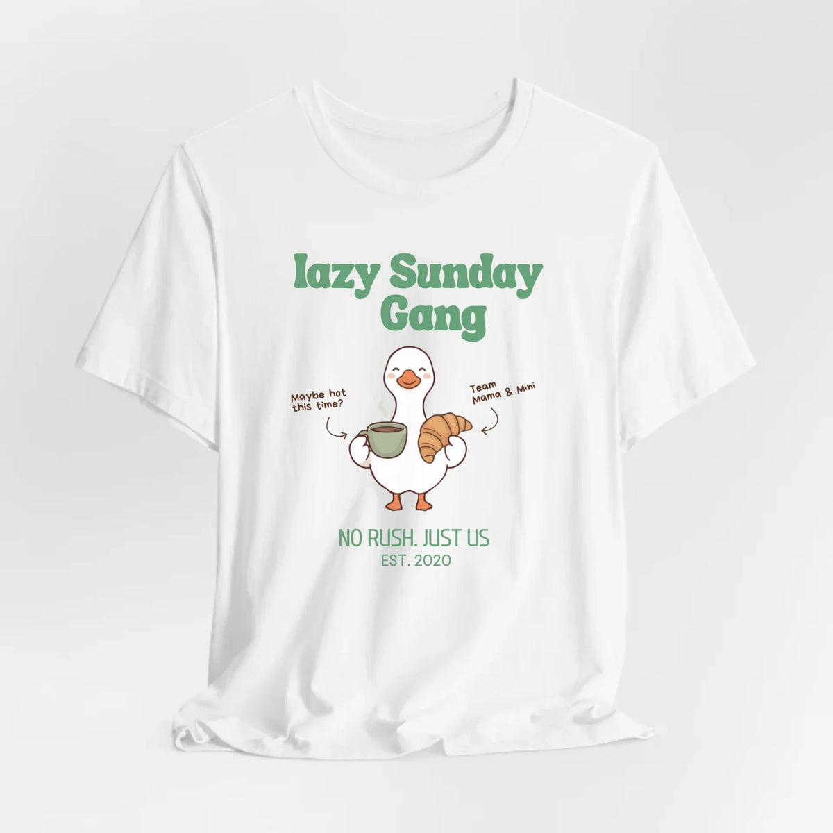 mamagibt Mama & Mini T-Shirt Sunday Club personalisiert