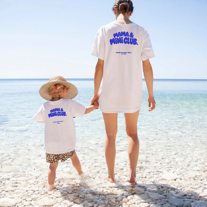 mamagibt Mama & Mini T-Shirt family Club personalisiert