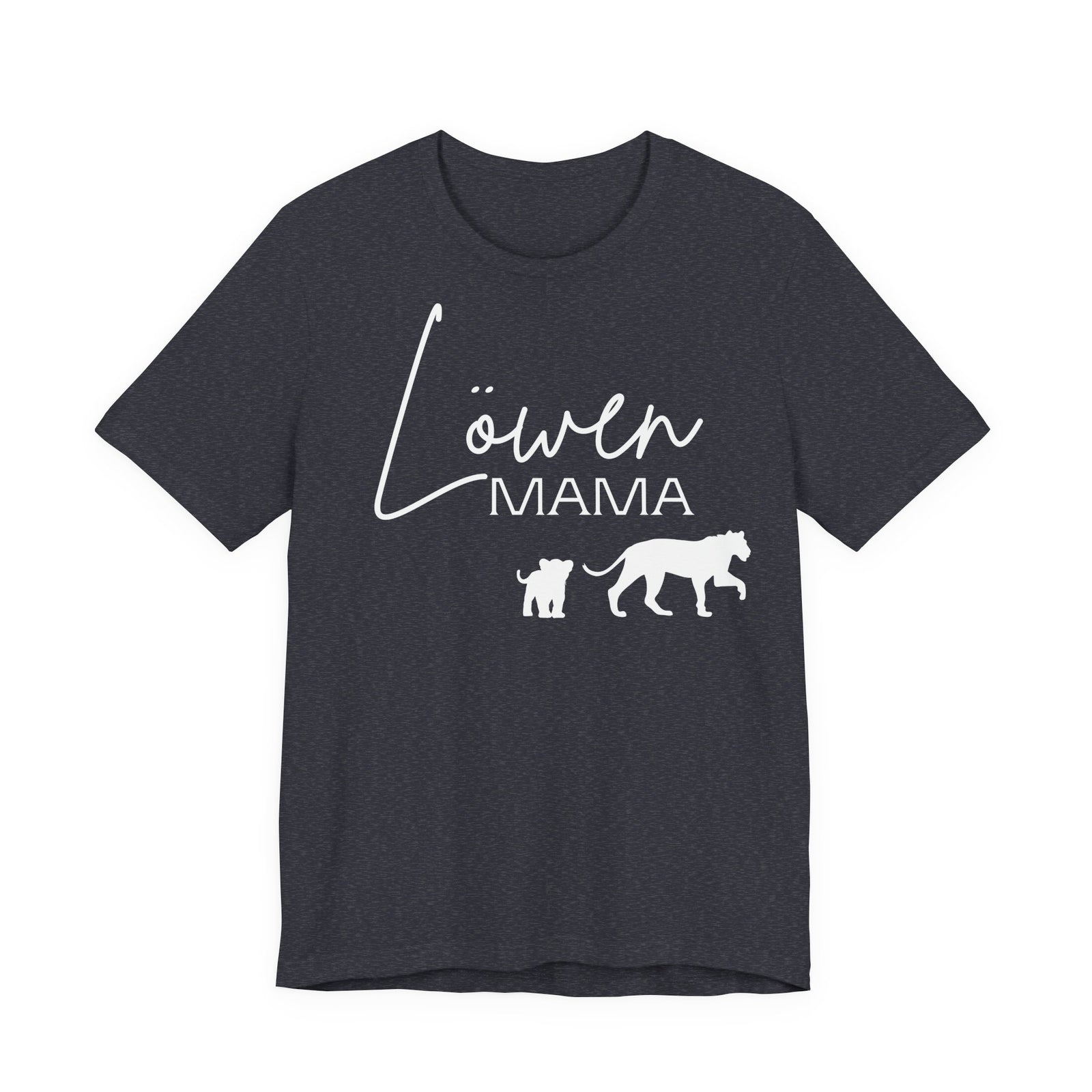 mamagibt T-Shirt Löwen Mama mit Motiv