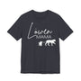 mamagibt T-Shirt Löwen Mama mit Motiv