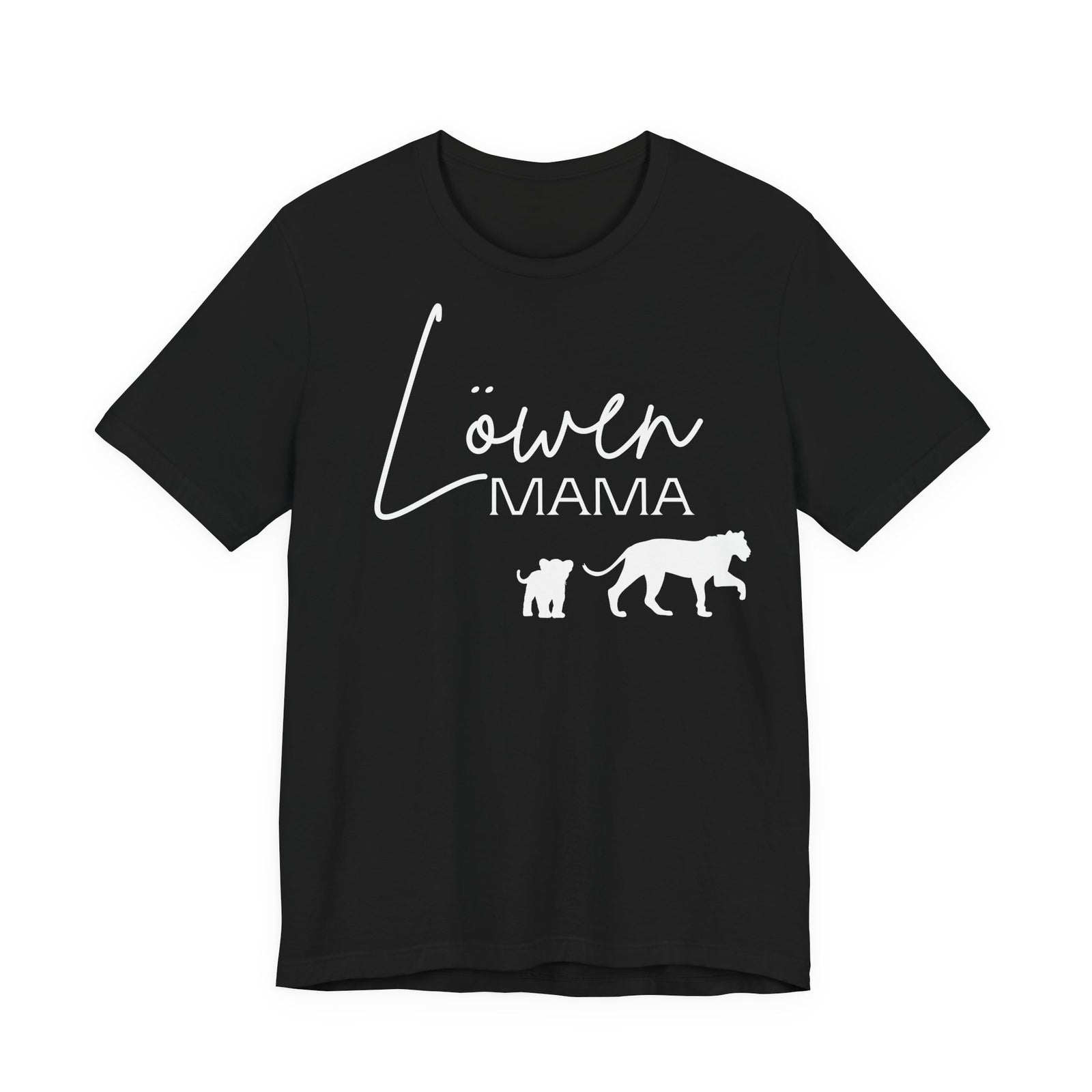 mamagibt T-Shirt Löwen Mama mit Motiv