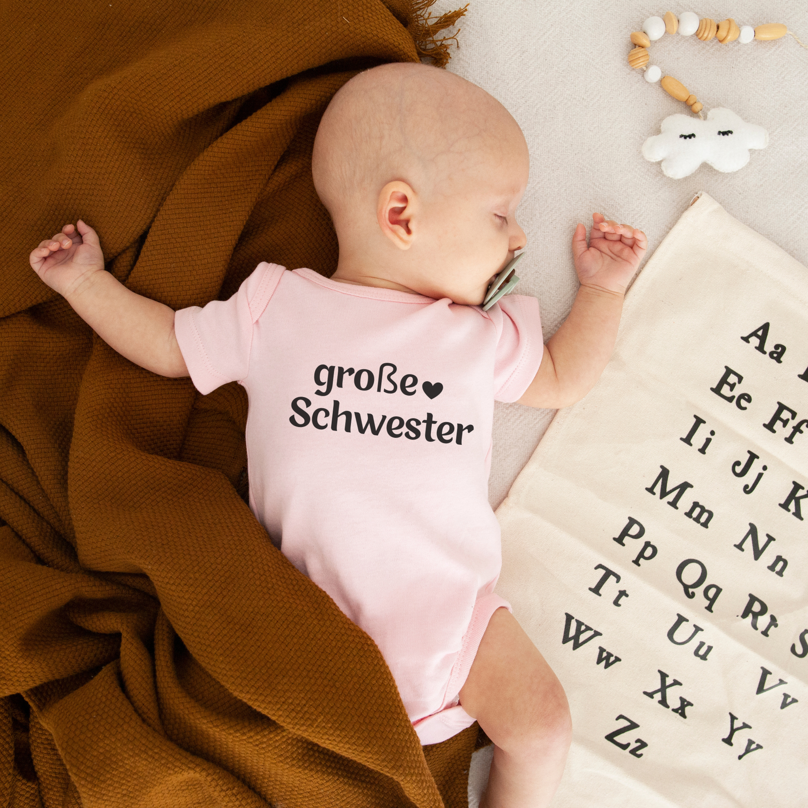Baby Body kurzarm große Schwester - mamagibt -  - #tag1# - #tag2#