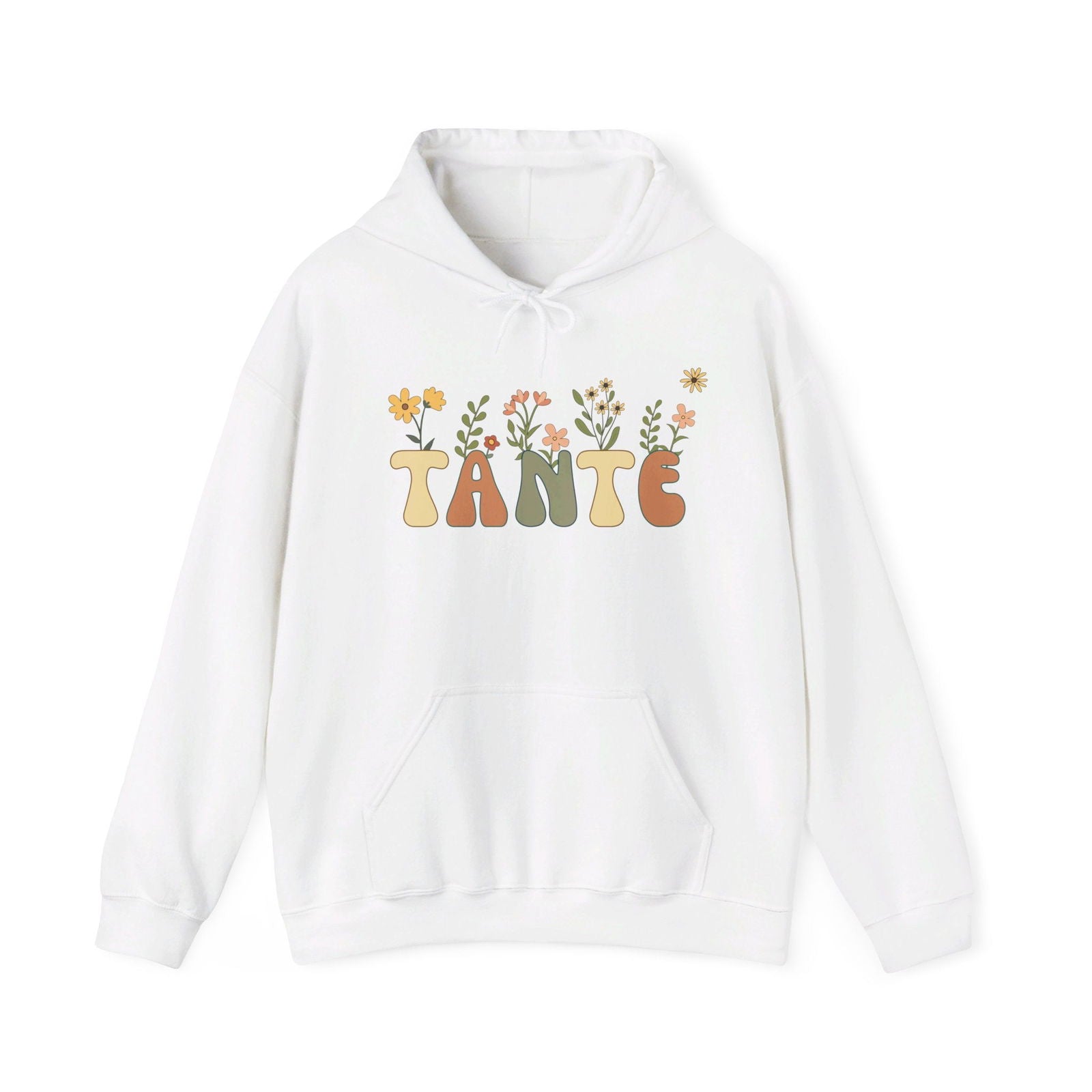 Tante Hoodie mit Blumen - mamagibt1