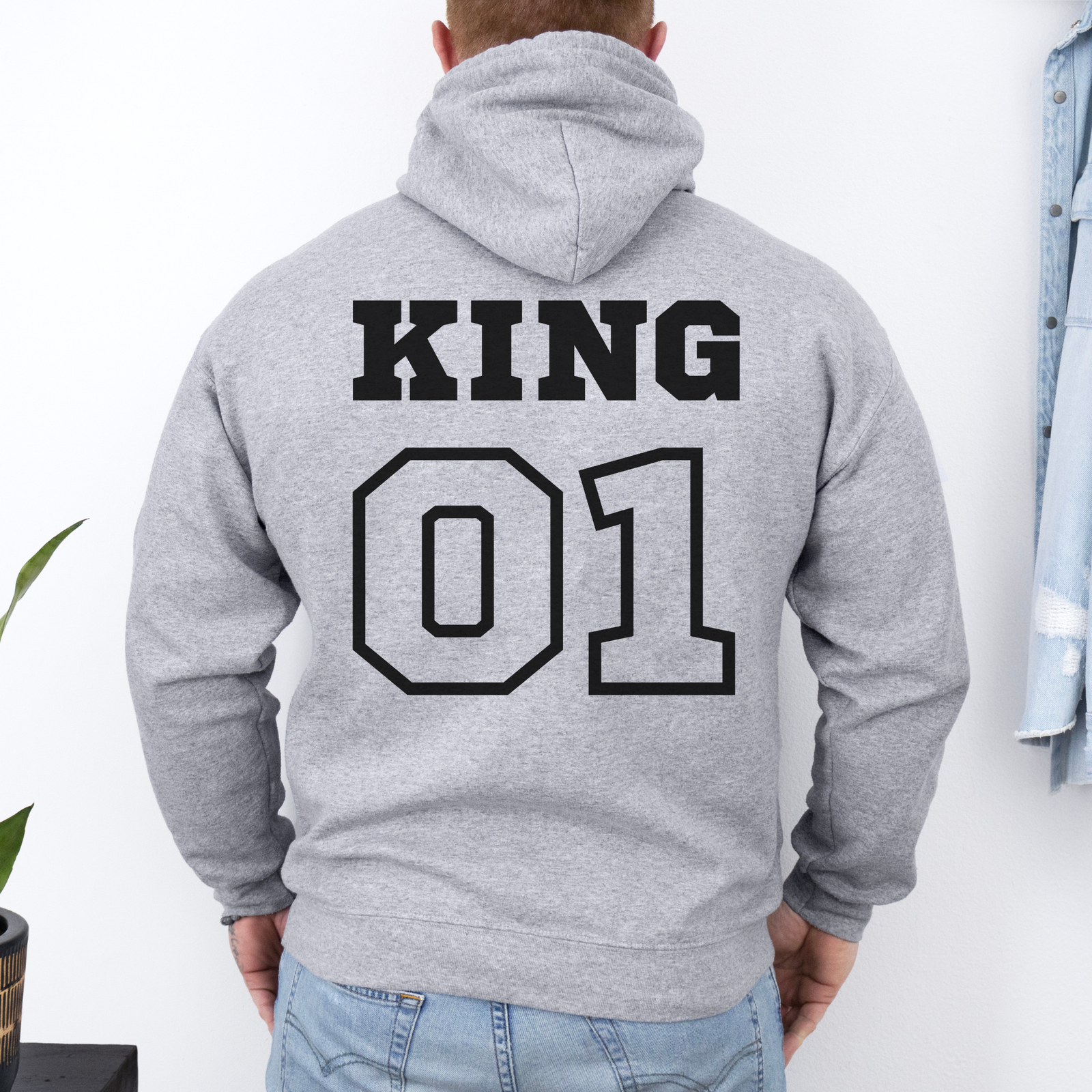 Hoodie Couple King and Queen - mamagibt - #personalisiert#