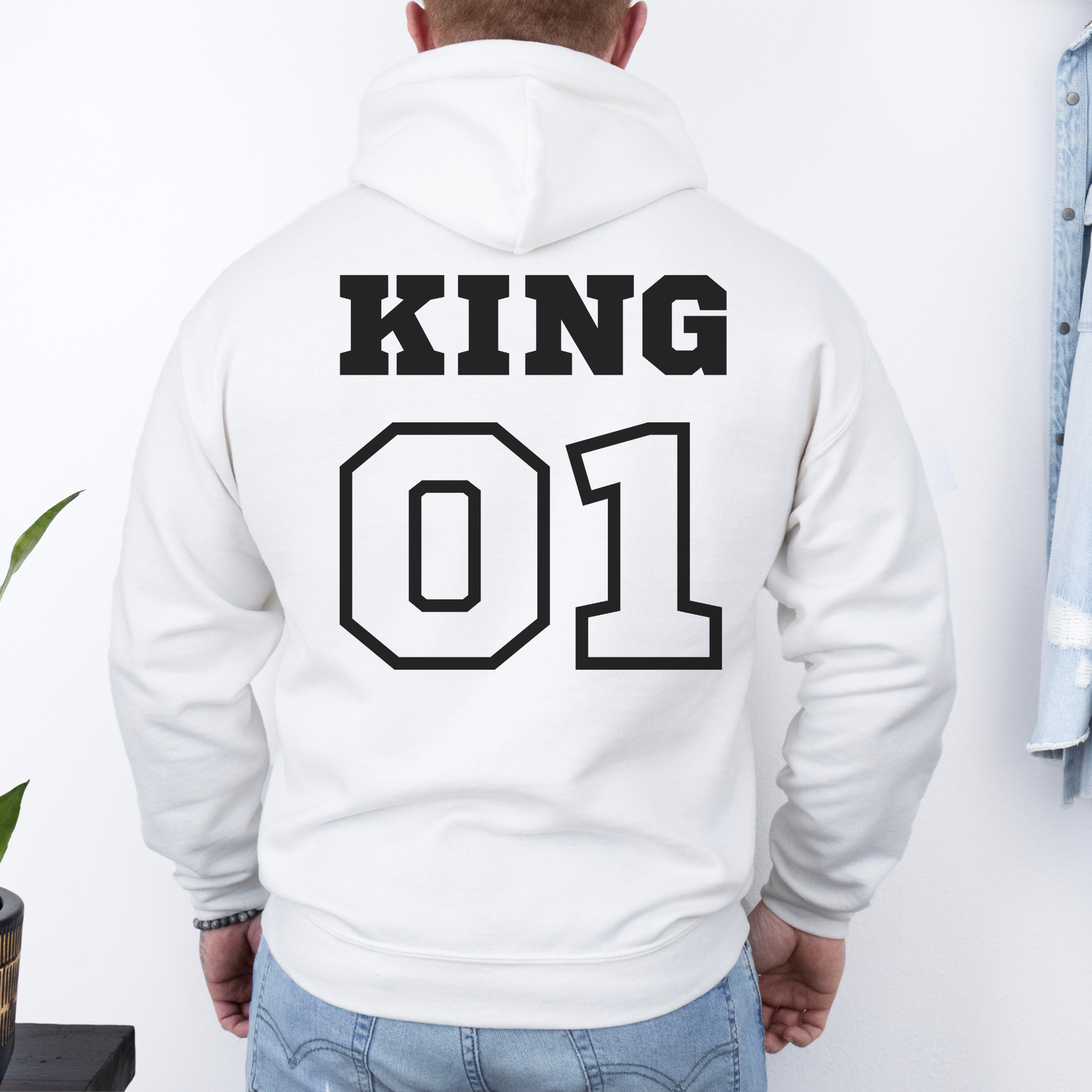Hoodie Couple King and Queen - mamagibt - #personalisiert#