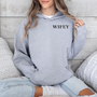 Hoodie Couple WIFEY klein - mamagibt - #personalisiert#