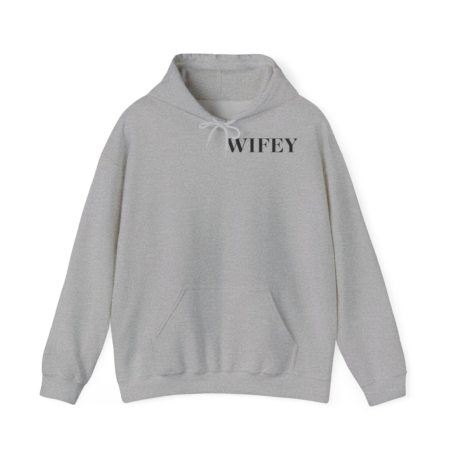 Hoodie Couple WIFEY klein - mamagibt - #personalisiert#