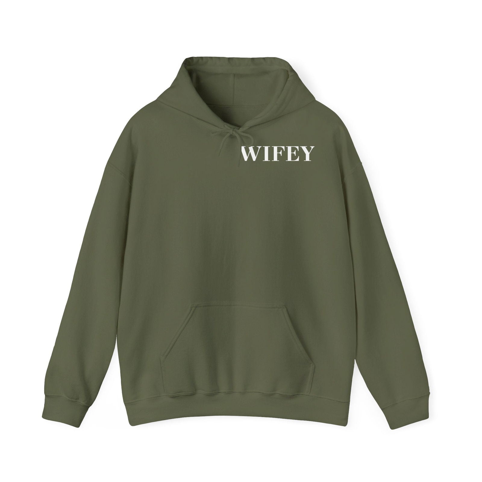 Hoodie Couple WIFEY klein - mamagibt - #personalisiert#