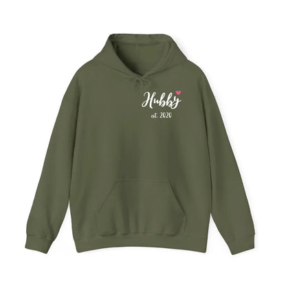 Hoodie Couple hubby Herz - mamagibt - #personalisiert#