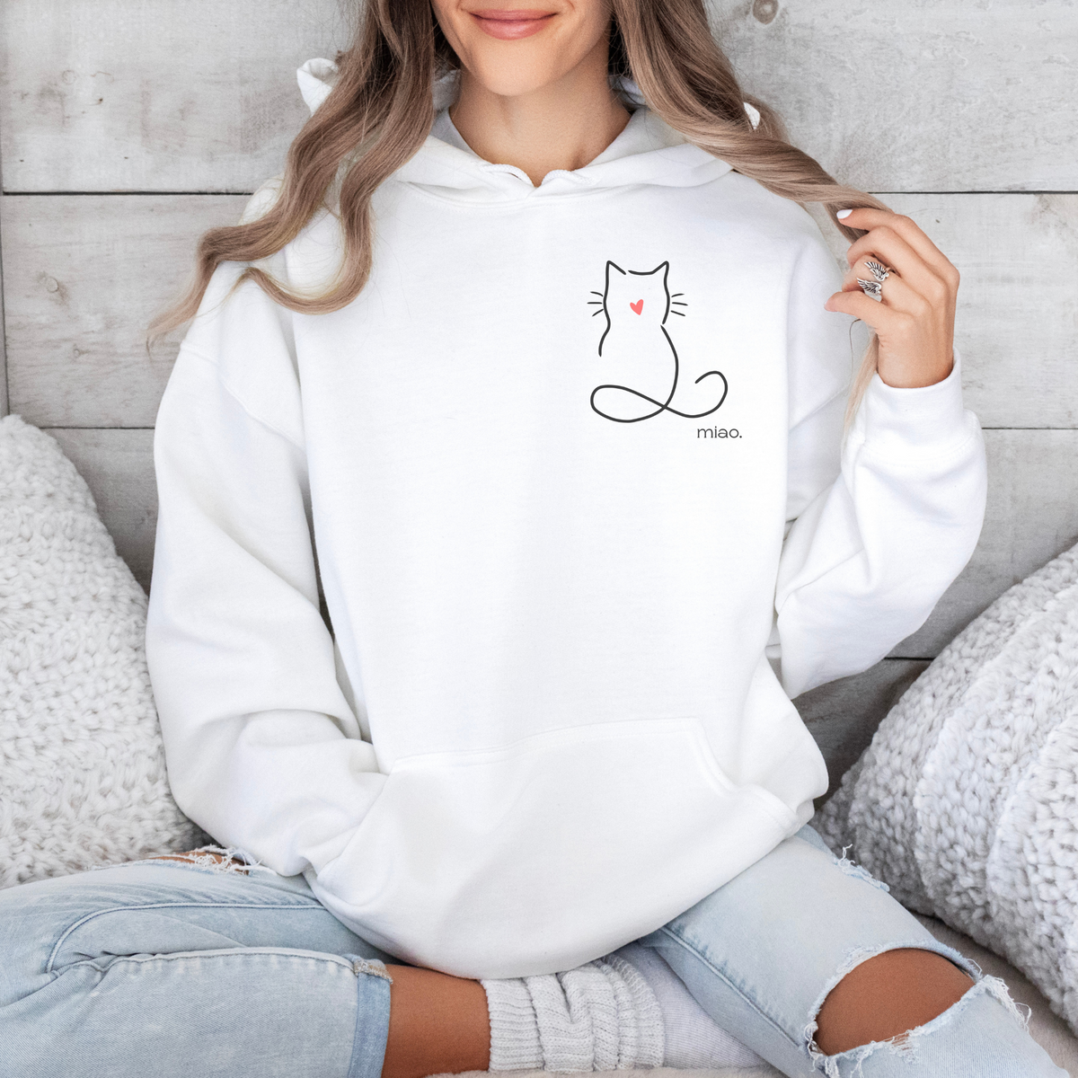Hoodie Haustier Katze miao - mamagibt -  - #tag1# - #tag2#