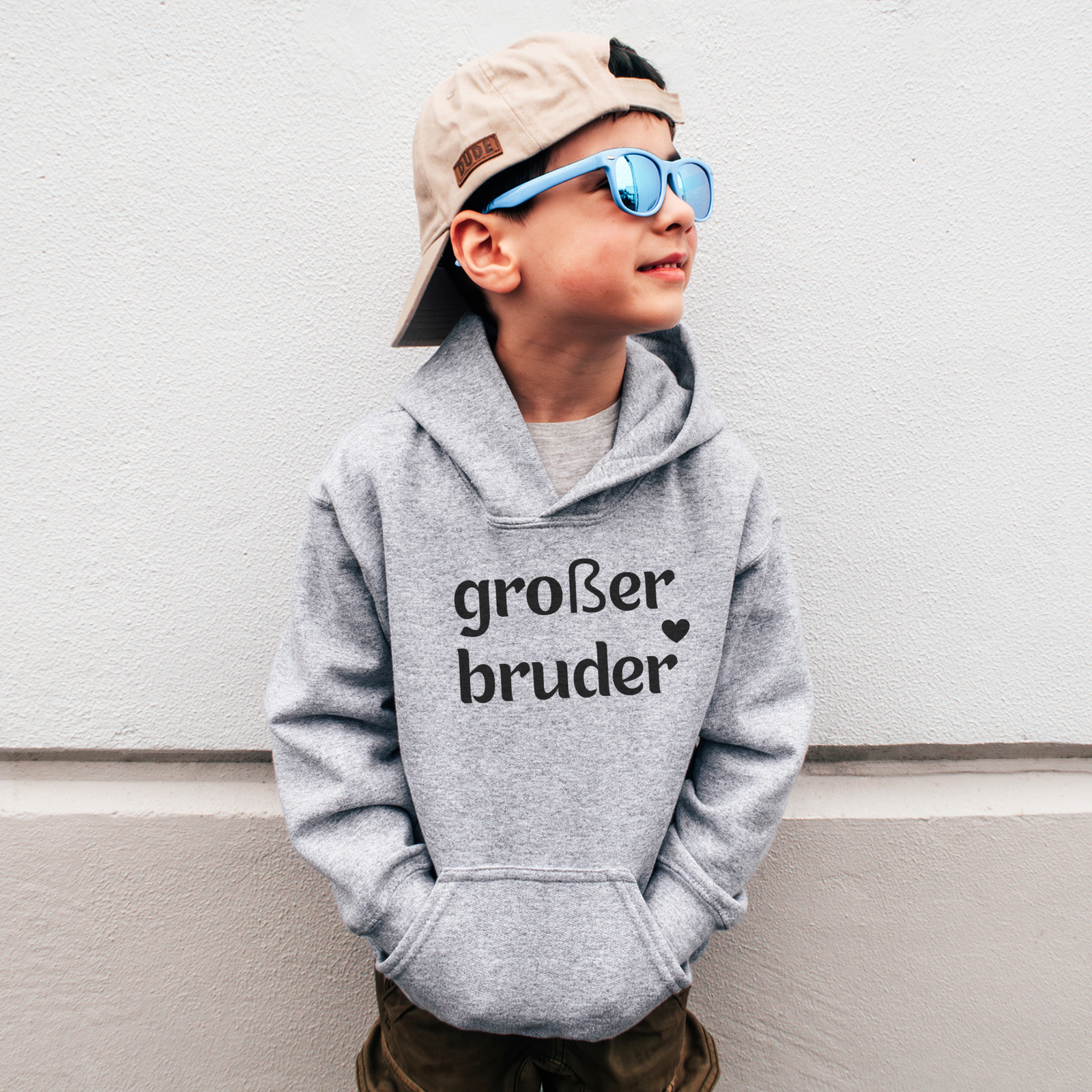 Hoodie Kinder großer Bruder - mamagibt -  - #tag1# - #tag2#