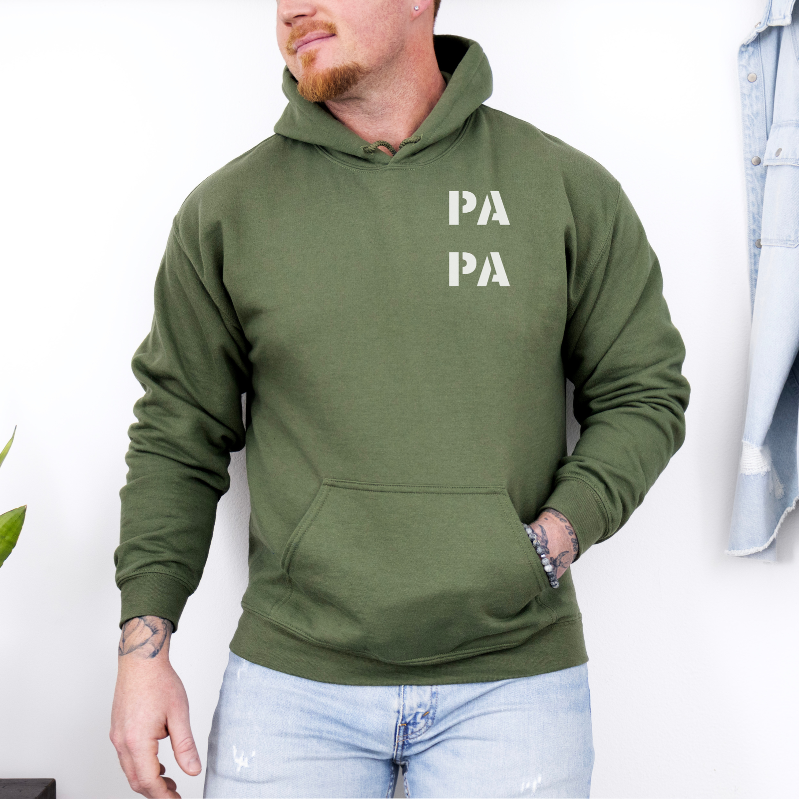 Hoodie Papa PA-PA Aufdruck - mamagibt -  - #tag1# - #tag2#
