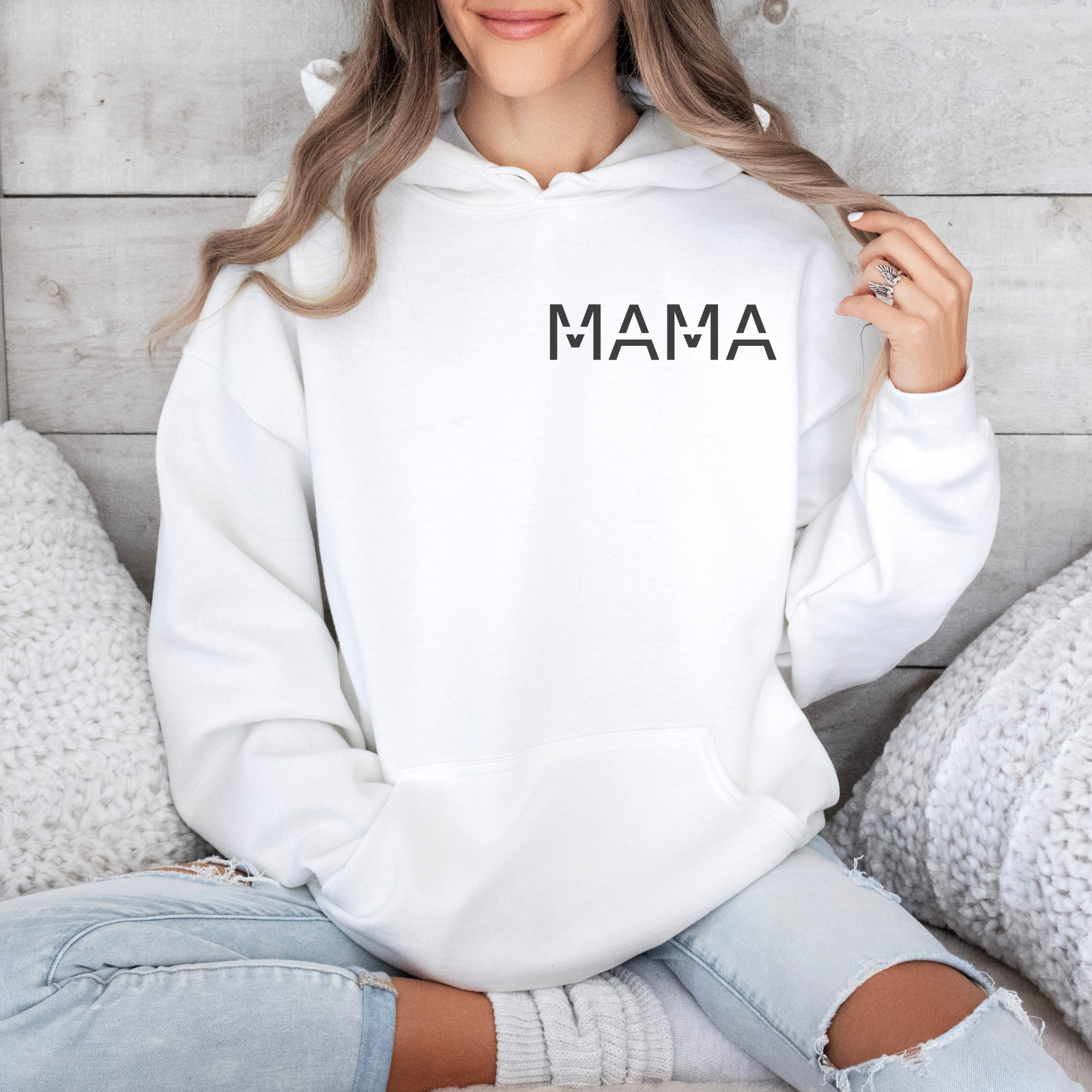Hoodie mit Mama Aufdruck - mamagibt -  - #tag1# - #tag2#