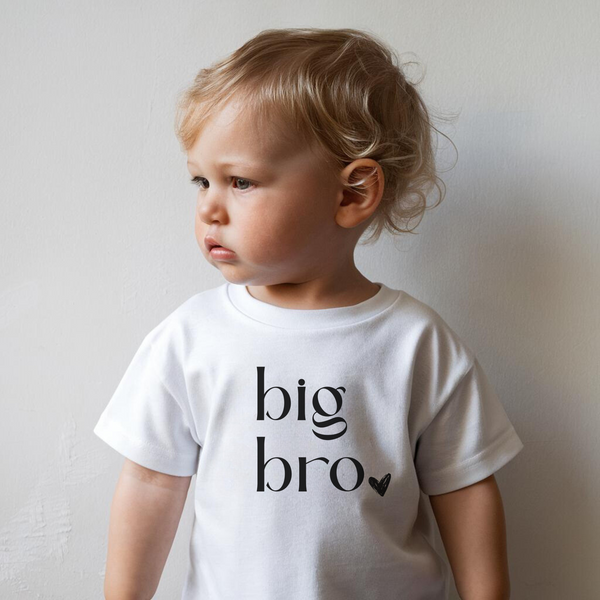 T-Shirt Baby big bro Herz