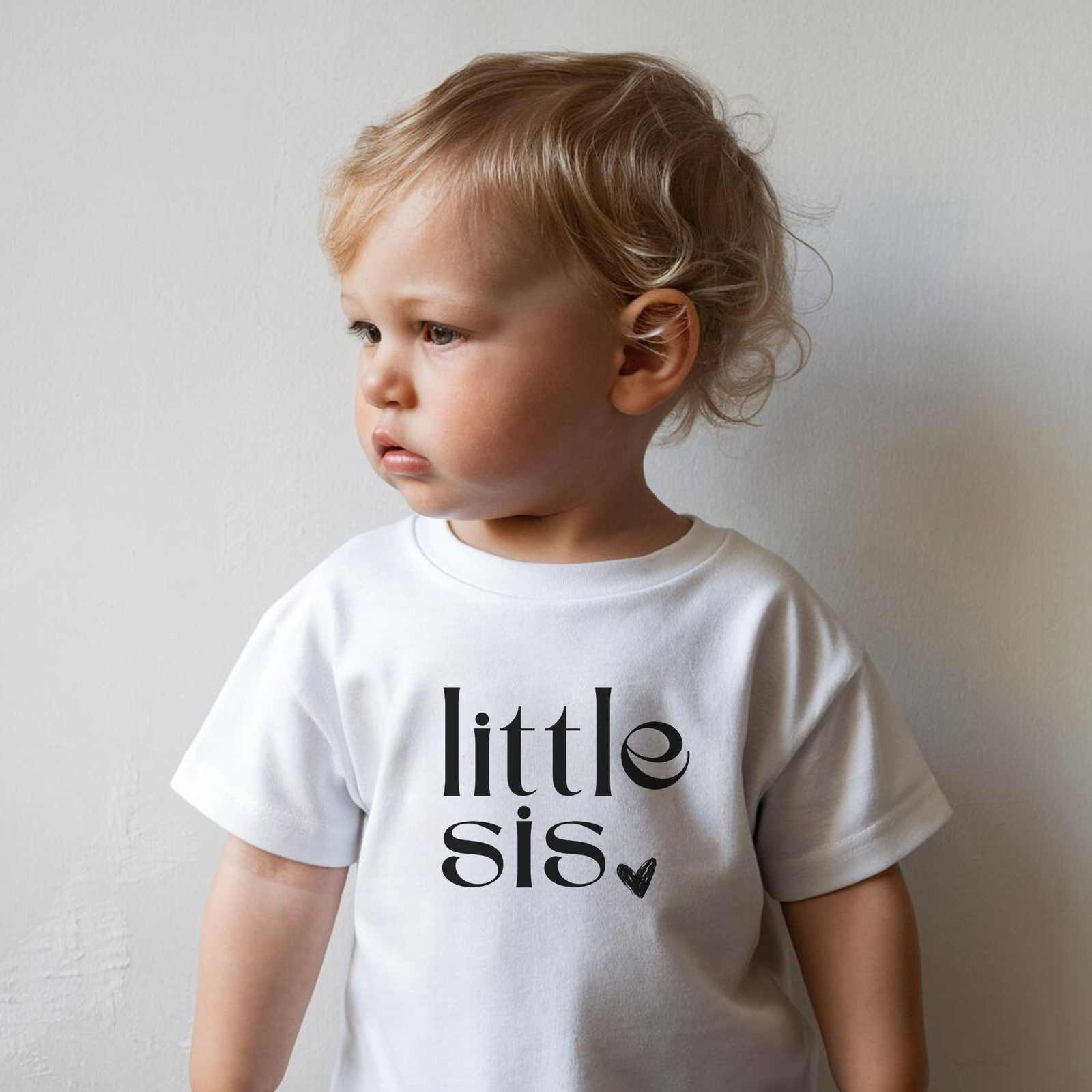 T-Shirt Baby little sis Herz - mamagibt1
