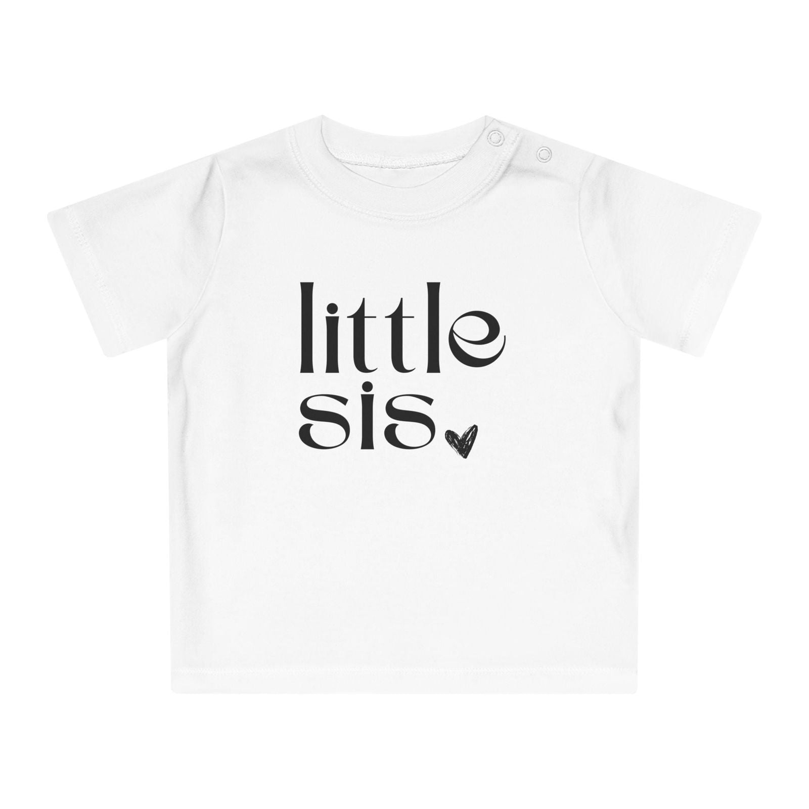 T-Shirt Baby little sis Herz - mamagibt1