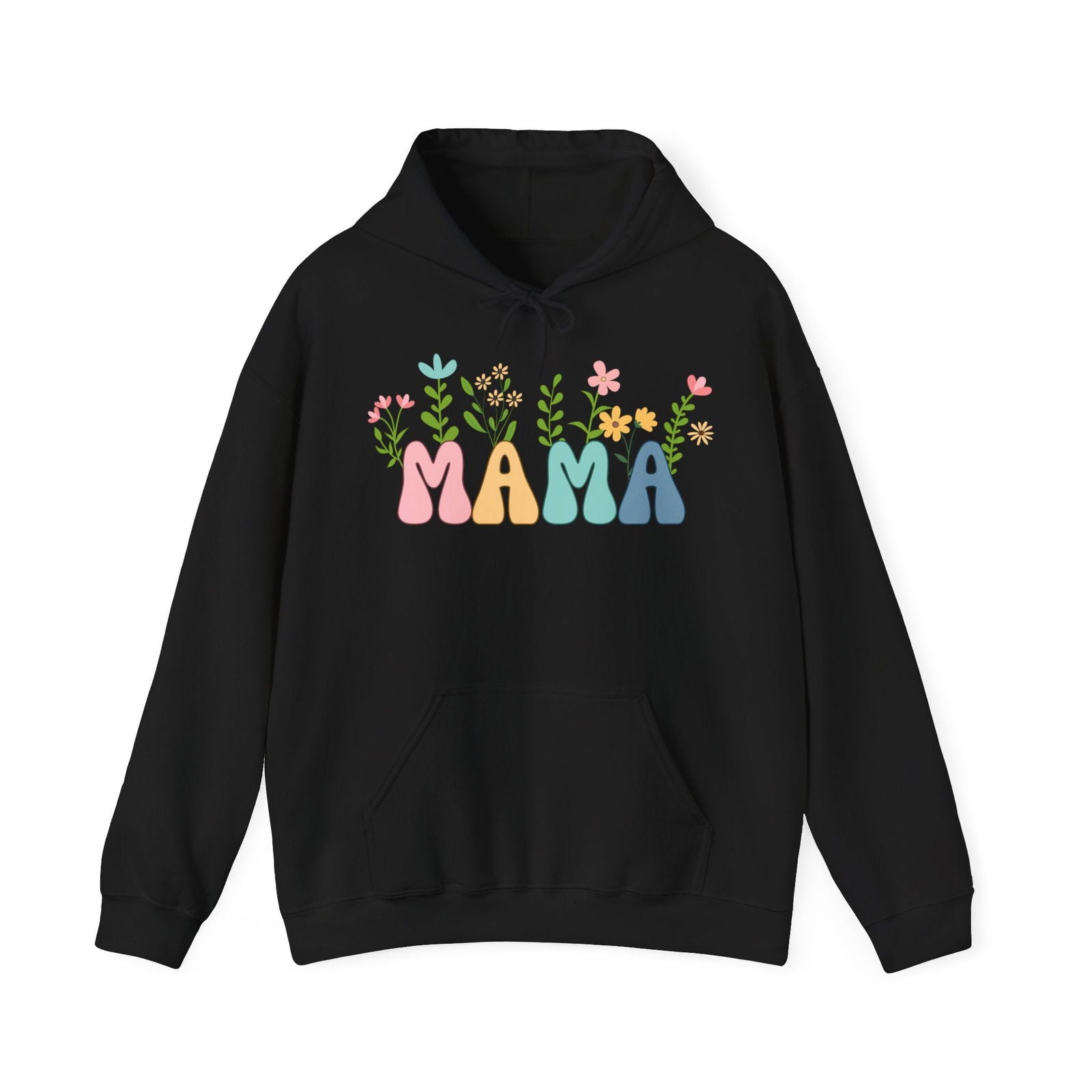 Mama Hoodie mit Blumen - mamagibt -  - #tag1# - #tag2#