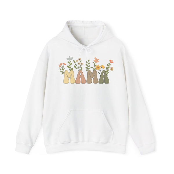 Mama Hoodie mit braunen Blumen