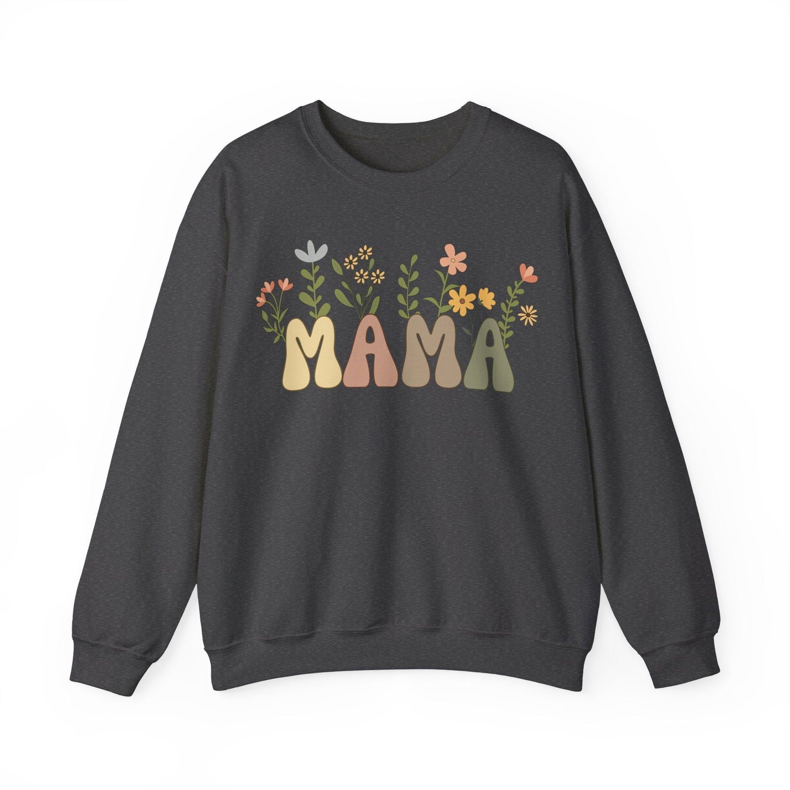 Mama Sweatshirt mit Blumen - mamagibt -  - #tag1# - #tag2#