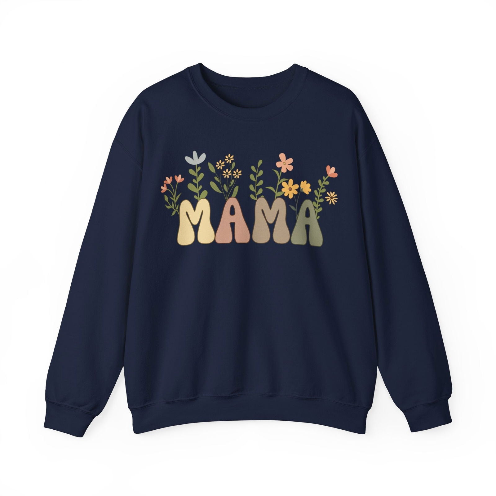 Mama Sweatshirt mit Blumen - mamagibt -  - #tag1# - #tag2#