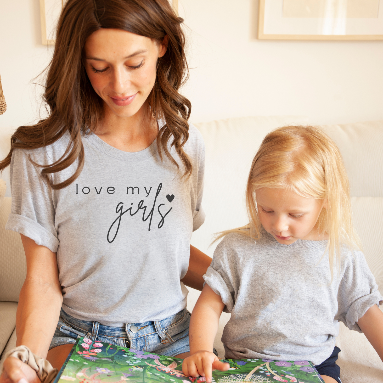 Mama T-Shirt love my Girls - mamagibt