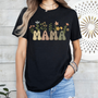 Mama T-Shirt mit Blumen - mamagibt -  - #tag1# - #tag2#