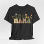 Mama T-Shirt mit Blumen - mamagibt -  - #tag1# - #tag2#