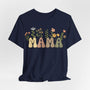 Mama T-Shirt mit Blumen - mamagibt -  - #tag1# - #tag2#