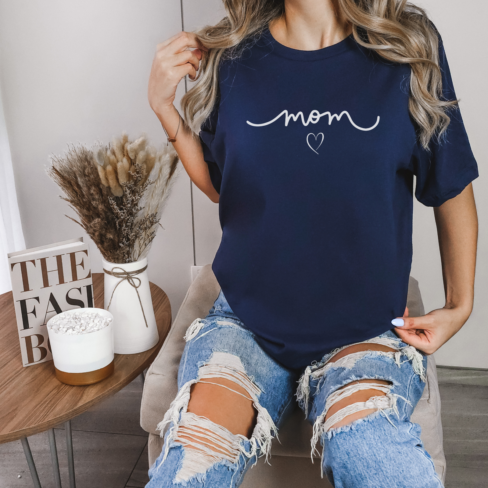 Mama T-Shirt mit Herz - mamagibt -  - #tag1# - #tag2#