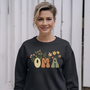 Oma Sweatshirt mit Blumen - mamagibt1