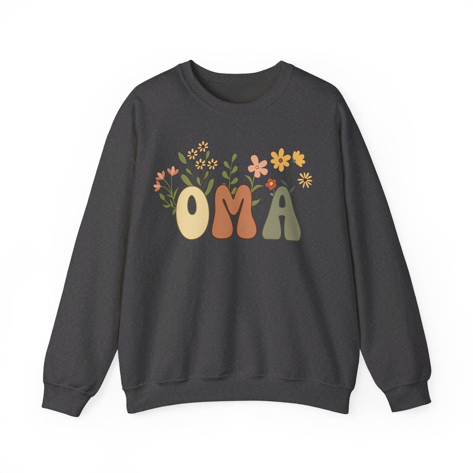 Oma Sweatshirt mit Blumen - mamagibt1