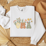 Oma Sweatshirt mit Blumen - mamagibt1