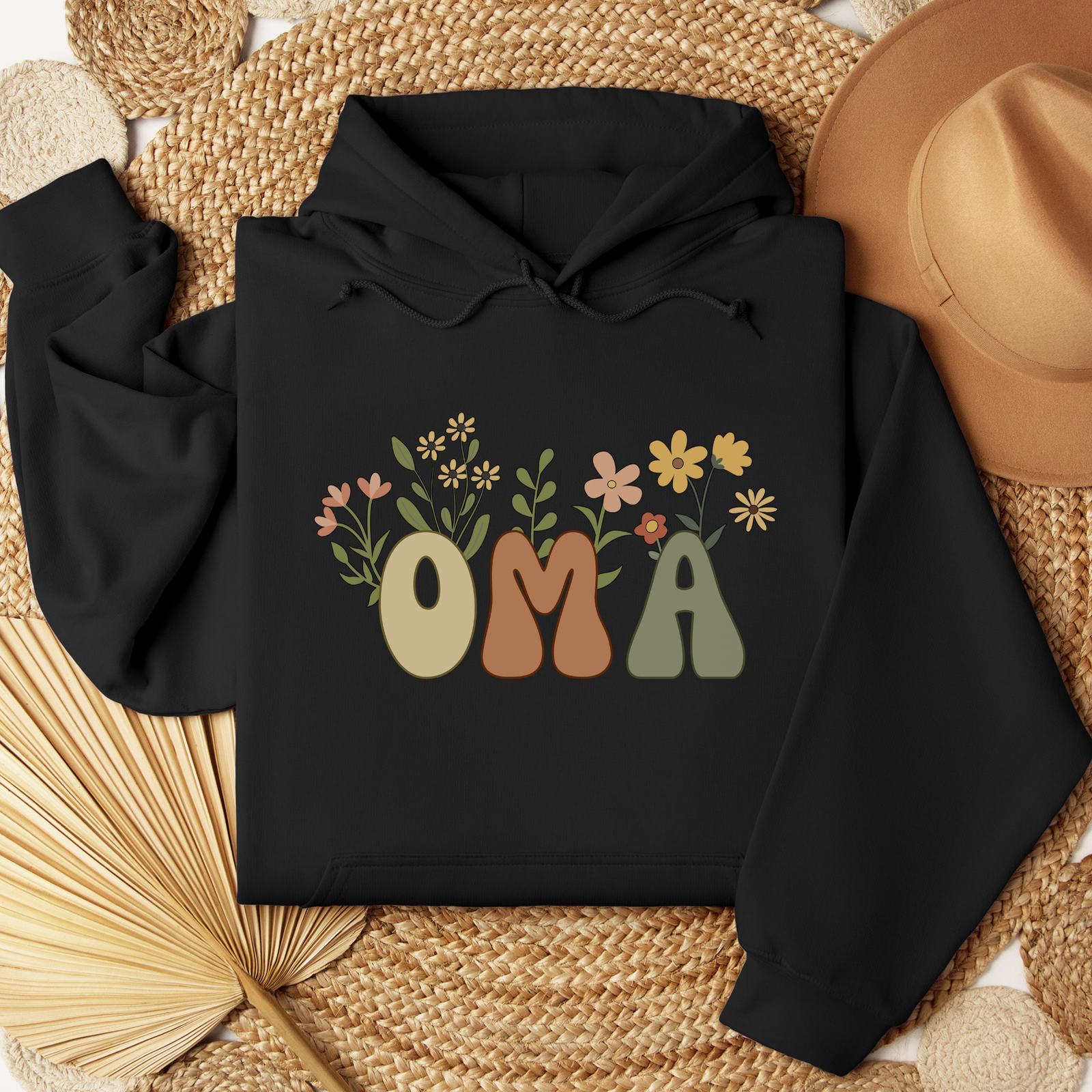Oma Sweatshirt mit Blumen - mamagibt1