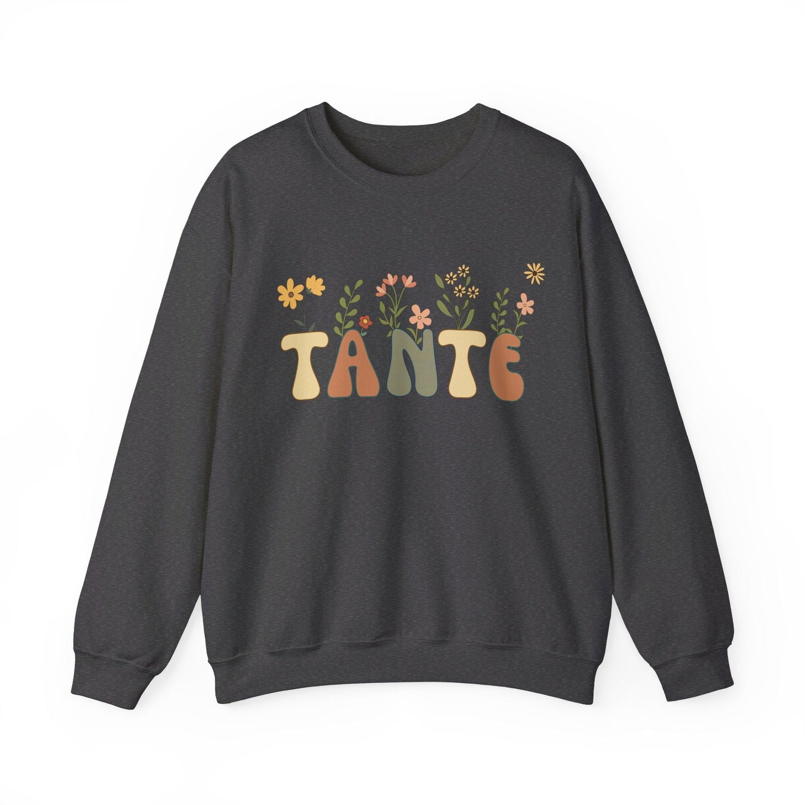 Sweatshirt Tante mit Blumen - mamagibt1