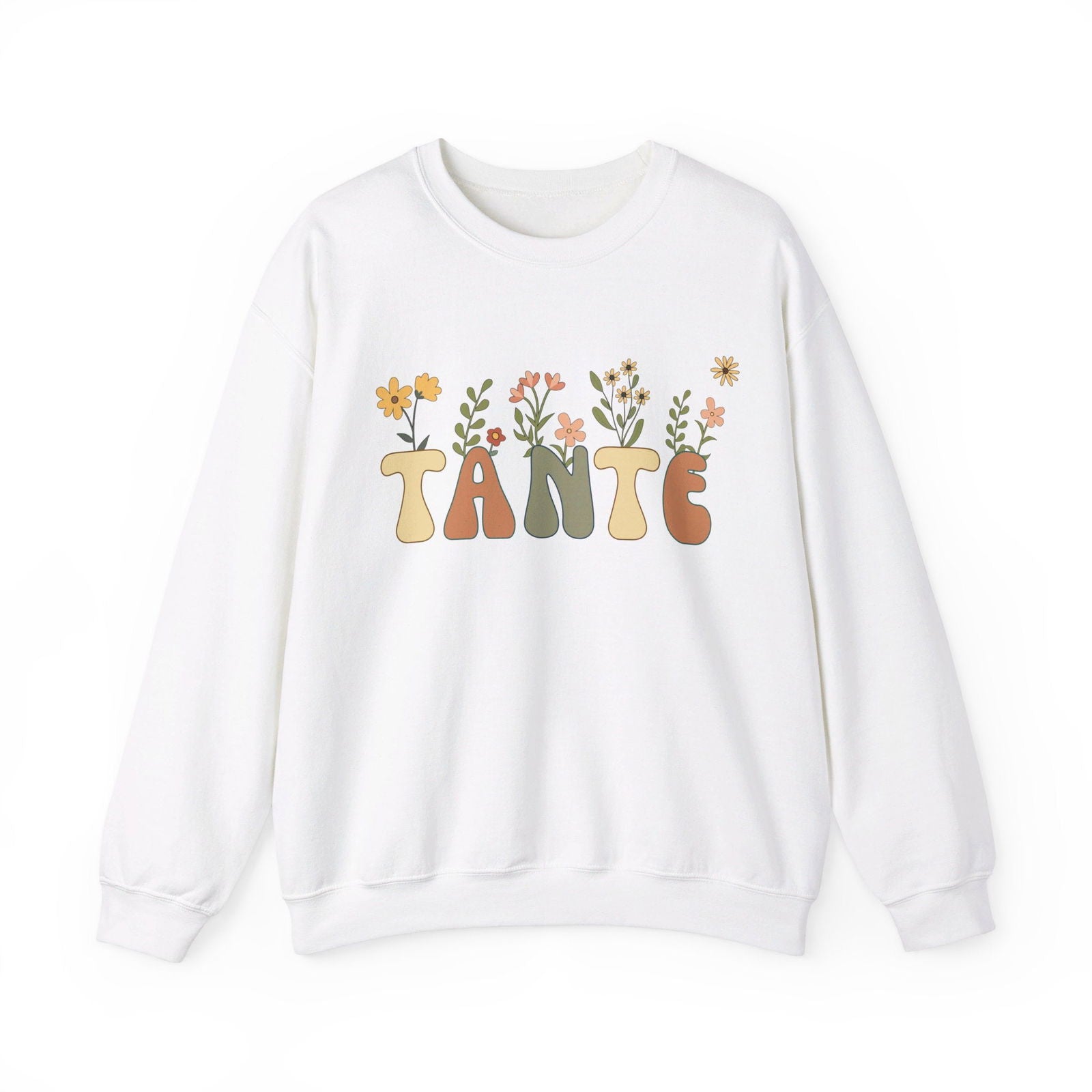 Sweatshirt Tante mit Blumen - mamagibt1