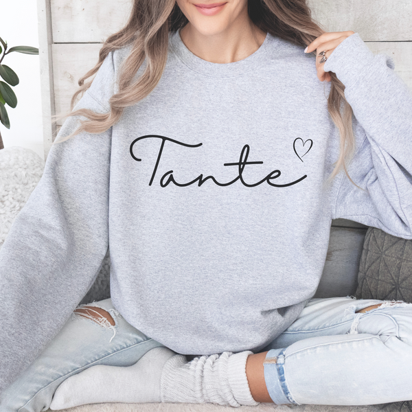 Sweatshirt Tante mit Herz